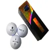 Caiton 12pcs/Set Double Layer Super Distance Golf Ball Golf Accessories Extreme Challenge Fly Further and More Accurate