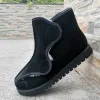 Buty Bigfoot Bone Buty do starszych obrzęków buty rozszerzone stopę Dodaj grubych instepów High Men and Women Bunions Wino Wool Boots Diabetes