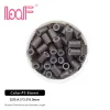 Tubi LOOF 500 pezzi 4.5*3.3*6.0 Tubi di rame rivestiti in silicone Microlink Anelli ad anello Perline per capelli per strumenti per estensioni dei capelli umani