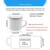 Tasses marraine parrain dans le monde impression émail tasse ami boissons tasse à café Camping idée cadeau pour Madrina Padrinos