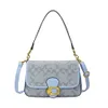 Coachshoulder Bag Luxury Designer Coache Couch Sudbags Женская сумка мягкая сумка повседневная одно плечо кросс -кузнецом маленькая квадратная сумка Студент 542