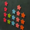 Fridge Magnets 20 pieces/set of magnetic stickers multi-color childrens competition star whiteboard magnet party star blackboard magnet Y240322