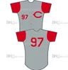 Maillot rouge rétro de Cincinnati 30 Ken Griffey Jr. 11 Barry Larkin 19 Joey Votto 54 Sonny Gray 58 Luis Castillo 5 Johnny Bench 17 Chris Sabo 21 Deion Sanders 14 Pete Rose Jersey