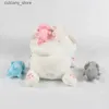 Animali di peluche ripieni 47 cm Mamma gatta porta 4 mini gattini di peluche Love Cat giocattoli con cerniera per ragazzi e ragazze Regali di Natale e Halloween L240322