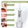 Andere Geräte Tragbare Munddusche, Spülbecken, Zahnspray-Werkzeug zum Aufnehmen und Reinigen von Zähnen, 300 ml, 5-Düsen-Mundreinigungsmaschine H240322