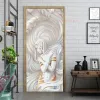 Stickers 3D Sticker Wallpaper Adhesive Vinyl For Bedroom Entrance Door Plaster Naked Woman Statue Decorated Living Room Wall Decor Poster