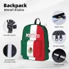 Рюкзак унисекс, рюкзак с флагом Мексики, школьная сумка с мексиканской вышивкой, сумка-мессенджер, сумка для ноутбука, дорожная сумка, Mochila, подарок