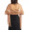 Шарфы, имитация шелка, однотонная кружевная шаль для бороды, оптовая продажа, модное элегантное универсальное платье
