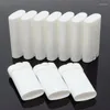 Storage Bottles 10Pcs/lot 15ml Empty Plastic Oval Deodorant Containers Lip Tube With Lid Caps