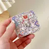 イヤホンのアクセサリー2 in 1 clear + leather retro folk airpods for Airpods 1/2 Earphoneケースのエアポッド3 Pro Airpod Shelly240322のイヤホンケース