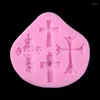 Moldes de cozimento gótico para cruz jesus silicone fondant molde bolo decoração chocolate m gota
