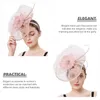 Bandanas Cocktail Party Hap Hair Pins Fascynatory Hats for Women z lat 50. Akcesoria Charm Women's Mesh