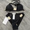 ce Damen-Bikini in Kontrastfarbe, Damen-Designer-Bademode, Badeanzüge, Designer-Badeanzüge für Damen, Designer-Sexy-Bikini, zweiteiliger Badeanzug