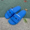 Размер 35-46 бренд резиновые тапочки на открытом воздухе летние пляжные квартиры мужчина роскошные сандалии Loafer Slide Slider Sliders Женщины тапочки повседневные бассейны Sandale Mule Lady с коробкой