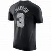 1# Victor Wembanyama 3# Keldon Johnson Basketbol Spor Kulübü Hayranları Markalı Kısa Kollu T-Shirt Performans Uygulaması Tees