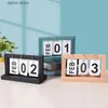 Kalender Houten Huiskalender Cafe Desktop Decoratieve Rustieke Namen DIY Planner Tafel Eeuwigdurende Kalender Kantoorbenodigdheden Y240322