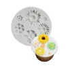 Formy do pieczenia 1set Mały kwiat kremówki silikonowe dekoracja formu DIY Flowers Chrysantemum Daisy czekoladowe mydło