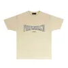 Camiseta roxa masculina e feminina designer camiseta PUR053 Impressão recuada manga curta T-shirt tendência marca moda moda camiseta tamanho S-XXL