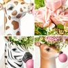Vasos decoração de casa resina dos desenhos animados animal cabeça vaso suculentas vaso de flores café vitrine soprando bolhas natal m69
