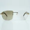 Oyulmuş lens 4189706-fotokromik moda güneşlik doğal tavus kuşu ahşap kollar güneş gözlüğü lens kalınlığı 3.0 boyutu 18-135 mm