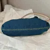 Yeni moda tasarımcı çantası michael kadar retro denim çanta kadın crossbody çanta lüks el çantası tramp omuz çantası mavi denim crossbody çanta m57790 m24564