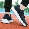 Casual Shoes Black Sports For Men Running Ultralight PU Leather Waterproof Athletic Sneakers Wear-resistant Walking