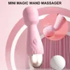 Mini vibradores 1pc poderoso silencioso pessoal silicone brinquedos sexuais para mulheres vibrador av vara adulto feminino vibrador massagem g ponto vibrador 2024