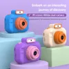 Mini Children Cartoon Camera fram bakre dualcamera vattentäta baby leksaker födelsedagspresenter med 32 kort 240314