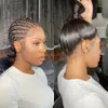 250％フルレースウィッグヒューマンヘアボーンストレートヒューマンヘアウィッグ