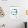 Kalender 2024 Eenvoudige maandkalender planner wandkalender papieren kalender weekplanning jaaragenda Y240324