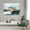 タペストリーズ・カイ・プロビンスのinume pass by katsushika hokusai tapestry carpet wall bedroom decoration decorations