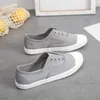 HBP Non-Brand Günstige Slip-on vulkanisiertes Canvas mit niedrigem MOQ, trendige Freizeitschuhe, modische Canvas-Schuhe für Damen