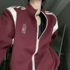 야외 트랙 슈트 야구 재킷 디자이너 자켓 스프링 패션 레터링 자수 재킷 캐주얼 대학 스타일 코트 탑