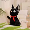 Мягкие плюшевые животные Мультфильм KikiS Служба доставки Kawaii Jiji Kiki Плюшевые игрушки Аниме Подушка Мягкая кукла Украшение комнаты Игрушки для детей Подарок L240322