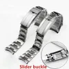 Brand 20mm Brushed Polish Silver Stainless steel Watch Bands For RX Submarine Role strap Sub-mariner Wristband Bracelet1254Q