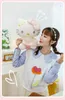 Valentine's Day 2024 New Cute Cartoon Cat Plush Doll Soft Fill Pillow Accompanying Doll Birthday Gift Factory Wholesale in Stock