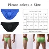 Sous-vêtements hommes glace soie bikini slips solide lingerie sans couture transparent hanche ascenseur sous-vêtements clairon poche tongs taille basse troncs respirants