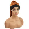 Peruki qy hair 2x skręcone opaski na głowę peruki dla kobiet czarny kucyk szydełko warkocz włosy nowa moda stylu moda