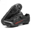 Sapatos de ciclismo tênis mtb bicicleta plana homens mountain bike corrida estrada velocidade calçado moda grampo spd ciclismo feminino esportes