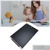 Tavolette grafiche Penne Ding Tablet Lavagna LCD da 12 pollici Pad per scrittura a mano elettronica Thin Mes Sketch Regalo per bambini Arcobaleno Sn Drop Deliv Otilg