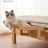 Cat Beds Furniture Cat hammock Camitas bedside table Cats Perch Wooden Insert Kallax shelf Y240322