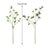 Decorative Flowers 3pack/lot Realistic Artificial Green Plants For Home Decoration Easy To Clean Elegant Eco-friendly