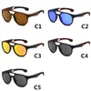 Klassische Retro -Sonnenbrille für Frauen Männer Oval Frame Designer Sonnenbrillen UV400 Schutzbrille