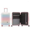 Suitcases High Appearance Horizontal Pull Bar Luggage Female Boarding Box 20 "lightweight Multi-functional 28" 24 Large Capacity Suitcase