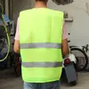 Motorradbekleidung 1/2pcs Car Reflective Safety Vest Autoteile Streifen für Tankstellen Reinigung Sanitatio -Zyklus hoher Sichtbarkeit