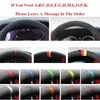 Steering Wheel Covers Car Cover Non-Slip Original Braid Accessories For 2 2008 2009 2010 2011 2012 2013 2014