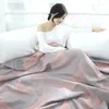 Filtar Pure Cotton Summer Gaze Bedding Luftkondition Filtar Office Soffa Sovande vuxen Student Beddrage Cover Mysig täckning