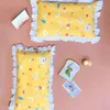 2pcs born Pillow Case Cotton Soft Skin Breathable Baby Sleeping Pillow Anti-dirt Protective Case Washable Lace Pillow Case 240315