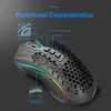 REDRAGON Storm M808 USB wired RGB Gaming Ultralight Honeycomb Mouse 12400 DPI programmable game mice for Computer PC Laptop 240314