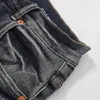 Jeans di marca viola per pantaloni lunghi da uomo slim fit slim fit slim fit primaverili e autunnali da uomo